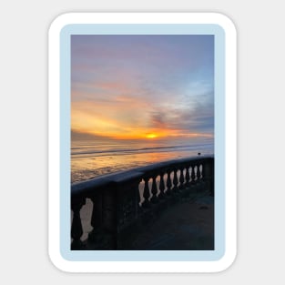 December sunrise over the Balustrade Sticker